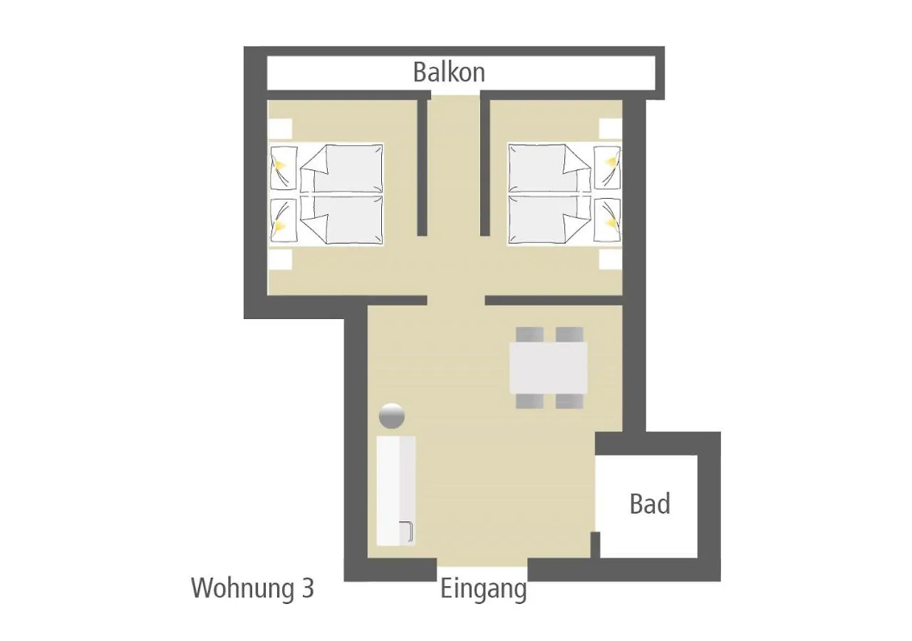 Апартаменты Hofmann'S Apartements & Ferienwohnungen Обердакштеттен